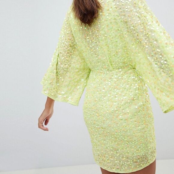 ASOS Mini Kimono Dress - Picture 8 of 9
